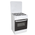 KLASS Cuisinière TG5640 BB (50x60) Blanc 4 Feux