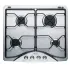 Whirlpool Plaque à Gaz AKM 521 IX/01 (60 cm) Inox 4 Feux