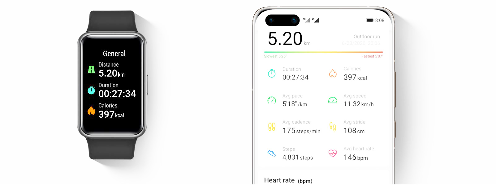 Application HUAWEI Health.